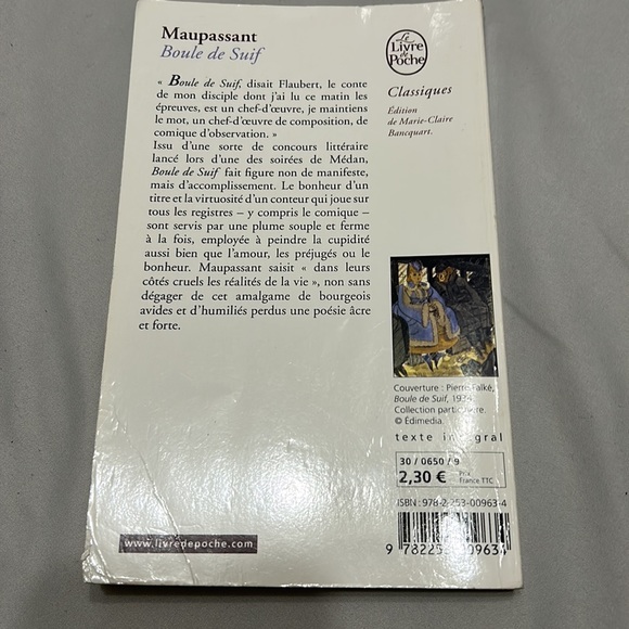 Le livre de poche boule de suif maupassant - Picture 2 of 2